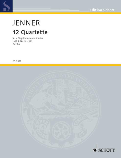 12 Quartette Band 3 (Nr.9-12)