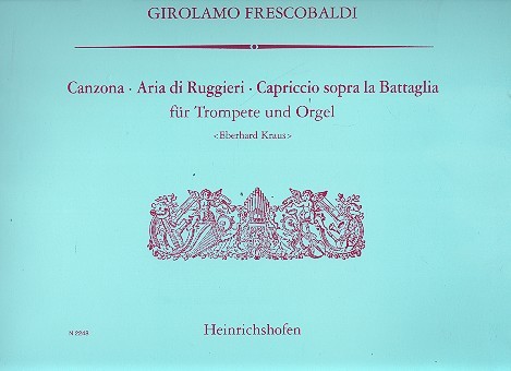 Canzona, Aria di Ruggieri und Cappricio sopra la Battaglia