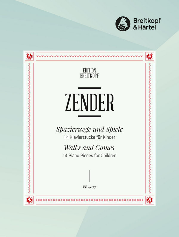 Spazierwege und Spiele - 14 Klavierstücke für Kinder