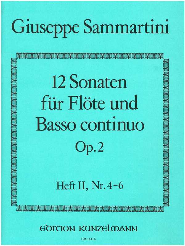 12 Sonaten op.2 Band 2 (Nr.4-6)