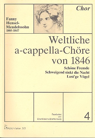 Weltliche a-cappella-Chöre von 1846 Band 4