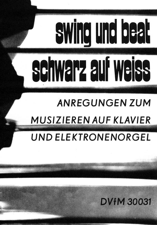 Swing und Beat Schwarz auf Weiß