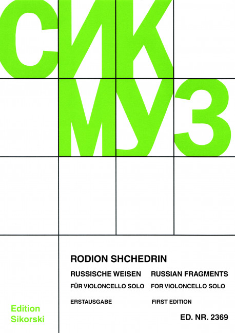 Russische Weisen für Violoncello