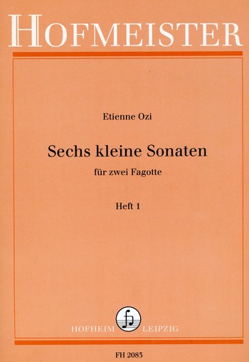 6 kleine Sonaten Band 1 (Nr.1-3)