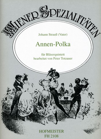 Annen-Polka op.137 für Flöte, Oboe,