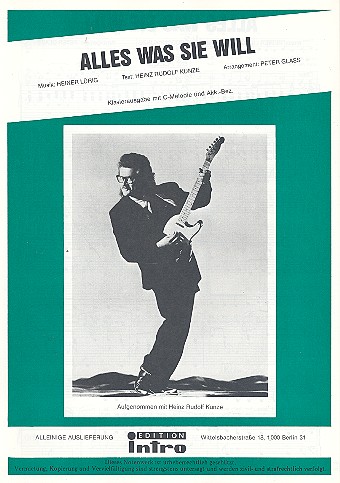 Alles was sie will: Einzelausgabe