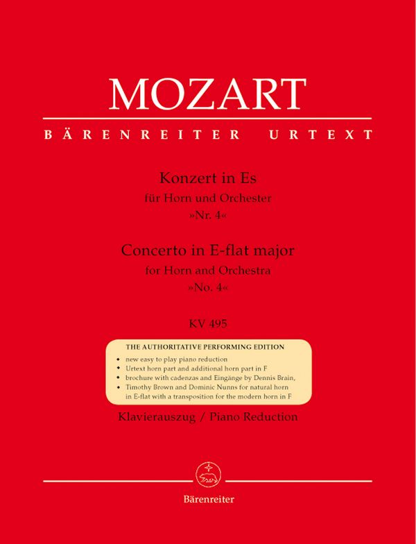 Konzert Es-Dur Nr.4 KV495