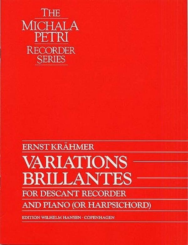 Variations brillantes for descant recorder