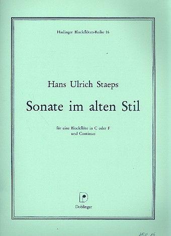 Sonate im alten Stil für