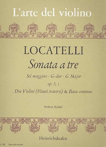 Sonata à tre sol maggiore op.5,1