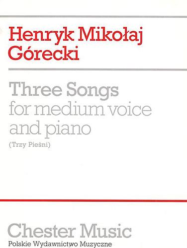 3 songs op.3 für mittlere