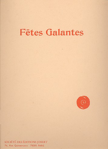 Fetes galantes vol.1 pour voix