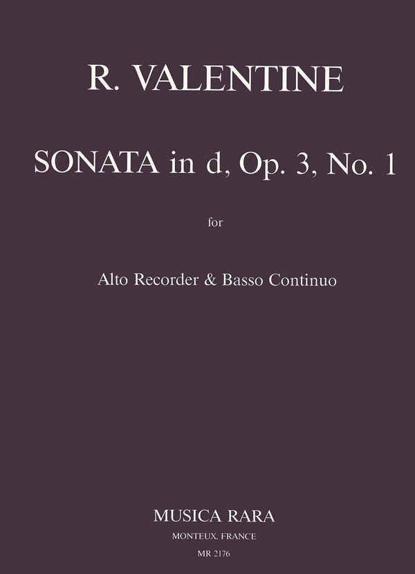 Sonata in d minor op.3 no.1
