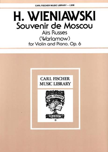 SOUVENIR DE MOSCOU OP.6 AIRS RUS-