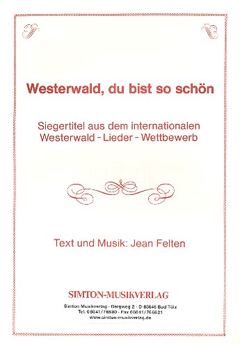 Westerwald du bist so schön