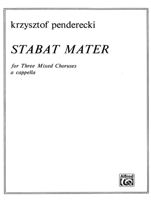 Stabat mater for 3 mixed choirs
