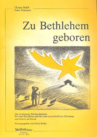 Zu Bethlehem geboren für 2 Blockflöten