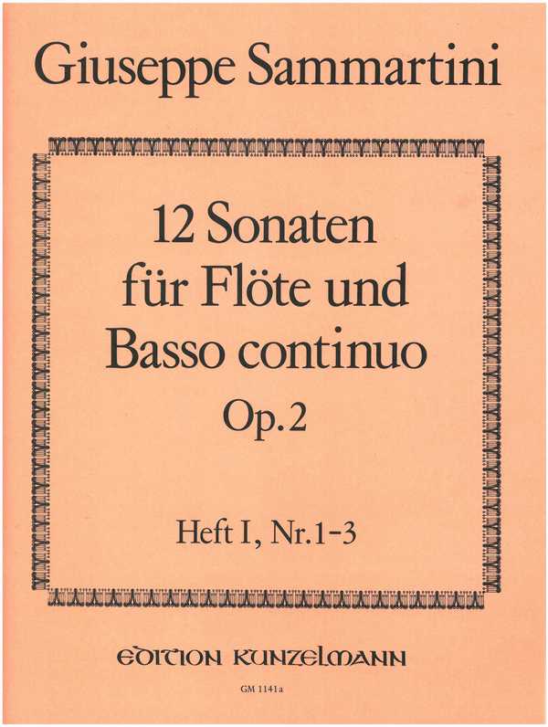 12 Sonaten op.2 Band 1 (Nr.1-3)