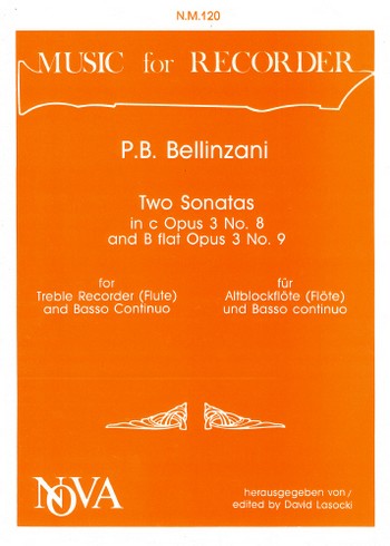 2 SONATAS OP.3 NOS.8+9 FOR