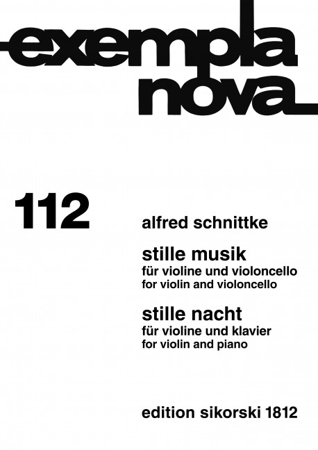 Stille Musik für Violine und Klavier