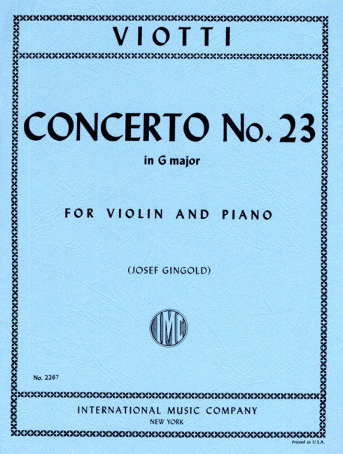 Concerto G major no.23
