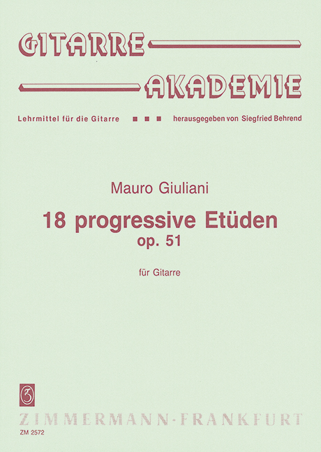 18 progressive Etüden op.51