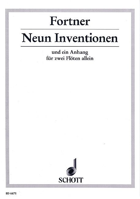 9 Inventionen und 1 Anhang