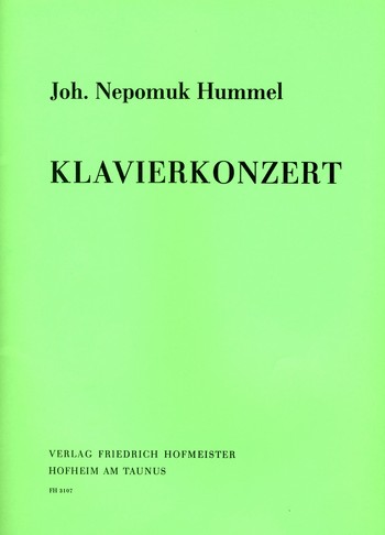Konzert A-Dur für Klavier und Orchester