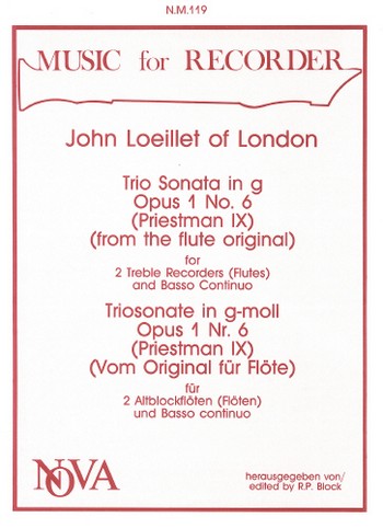 Triosonate g minor op.1,6