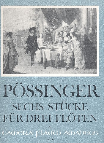 6 Stücke op.5 für 3 Flöten