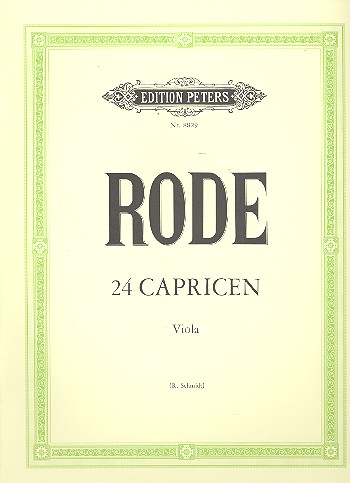 24 Capricen für Viola 