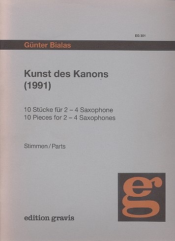 Kunst des Kanons Stücke