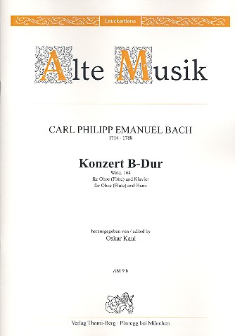 Konzert B-Dur Wq164
