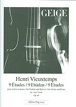 9 Etüden aus op.48 für Violine