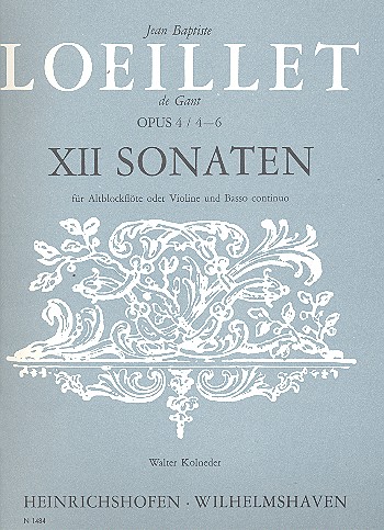 12 Sonaten op.4 Band 2 (Nr.4-6)