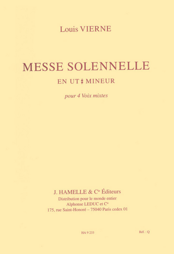 Messe solennelle op.16