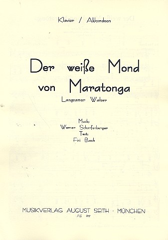 Der weiße Mond von Marathonga: