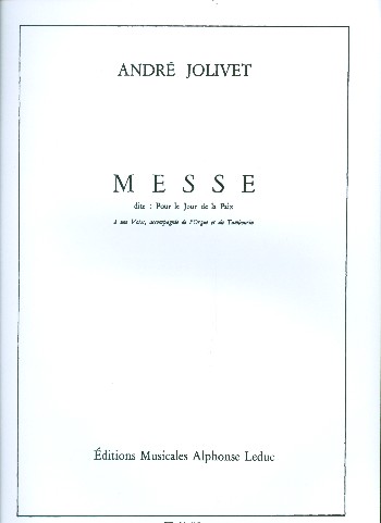 Messe pour une voix, orgue et
