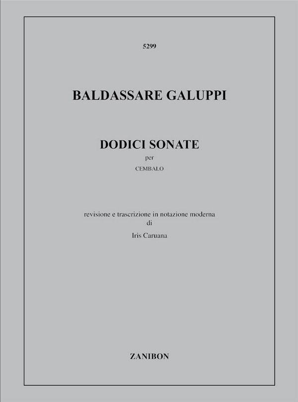 12 sonate per cembalo