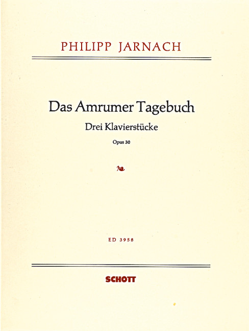 Das Amrumer Tagebuch op.30