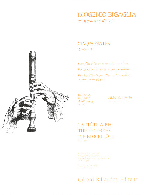 5 sonates pour flûte a bec
