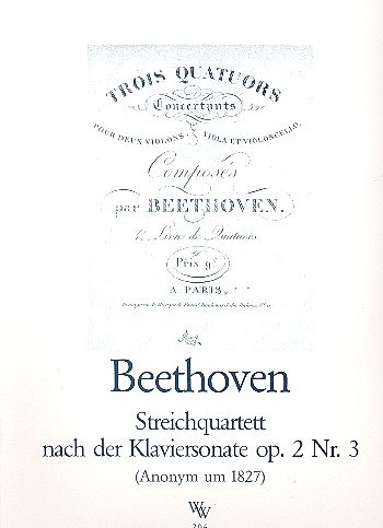 Streichquartett nach der Klaviersonate