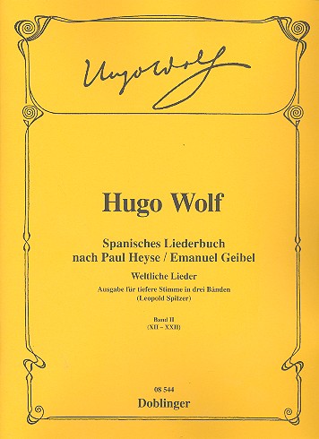 Weltliche Lieder aus dem spanischen