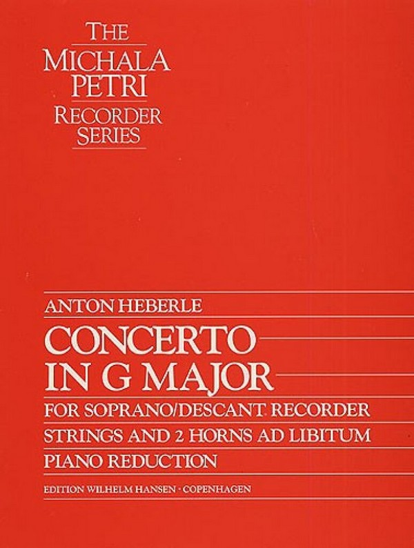 Concerto G major for descant