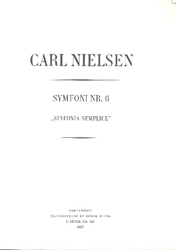 Symphony no.6 for orchestra