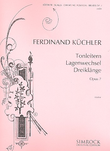 Tonleitern, Lagenwechsel, Dreiklänge op.7