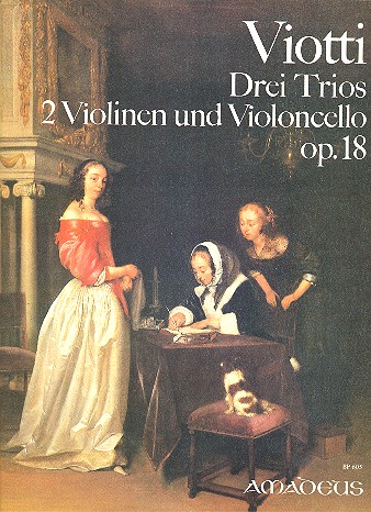 3 Trios op.18 für 2 Violinen und