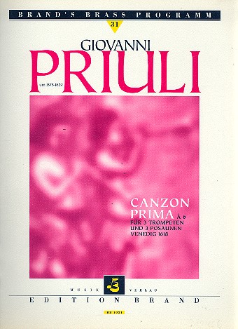 Canzon prima a 6 für 3 Trompeten