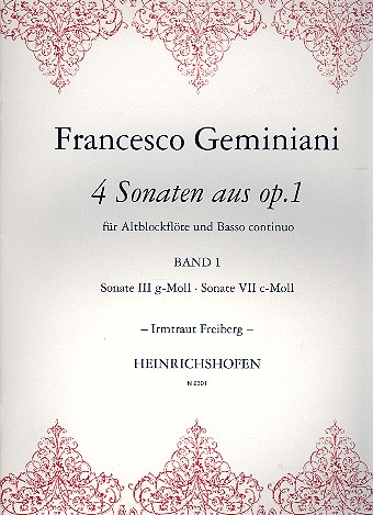 4 Sonaten aus op.1 Band 1