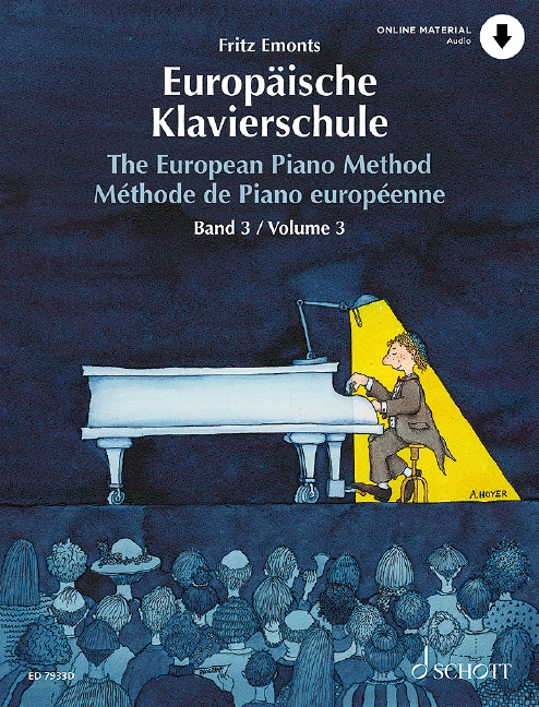 Europäische Klavierschule Band 3 (+Online Audio)